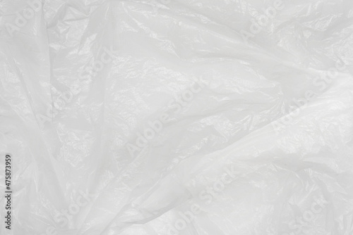 фотографія White cellophane bag background texture