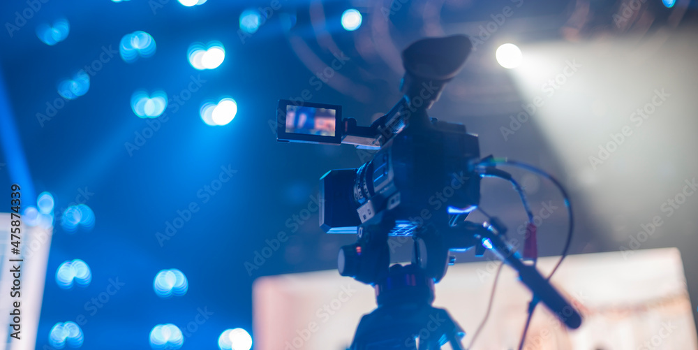 studio camera at the concert. studio camera at the concert.
