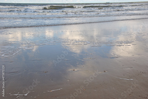 Scheveningen  The Netherlands. Scheveningen beach. north sea coast