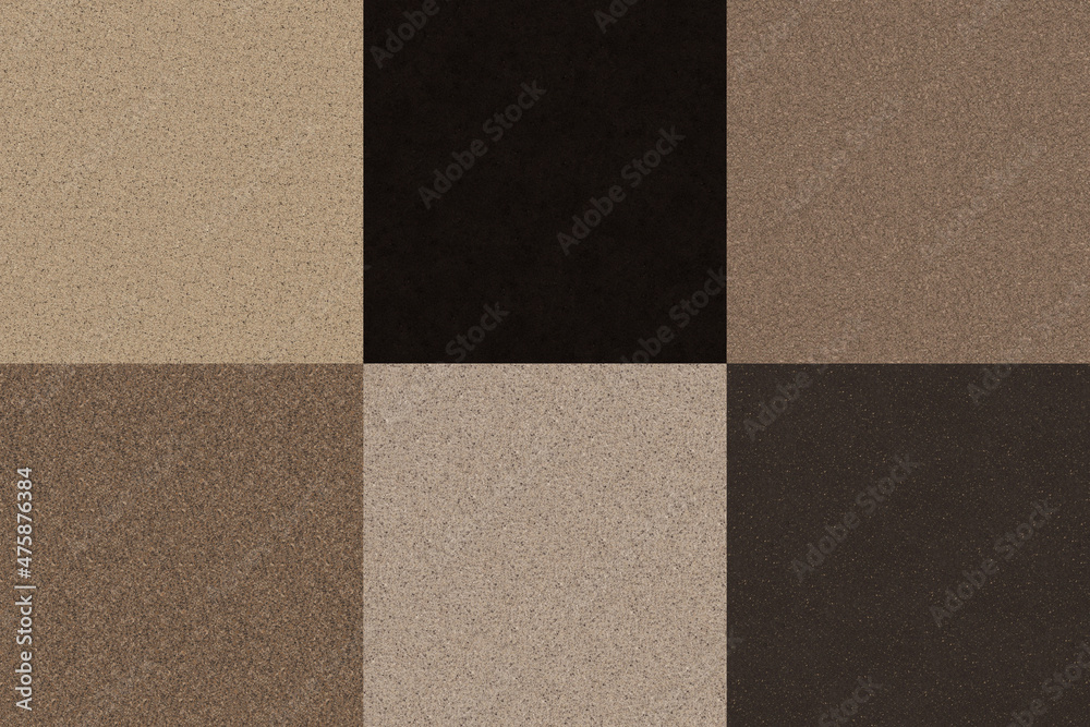 Fototapeta premium Pack of 6 High Quality Quarz Seamless 4K Textures for editing, compositing, backdrops or material development.