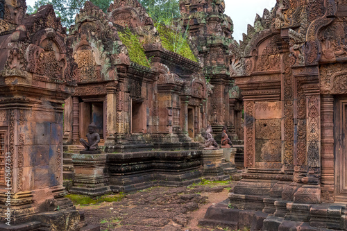 Banteay Srei Temple, Cambodia - a temple know for it's monkey statues