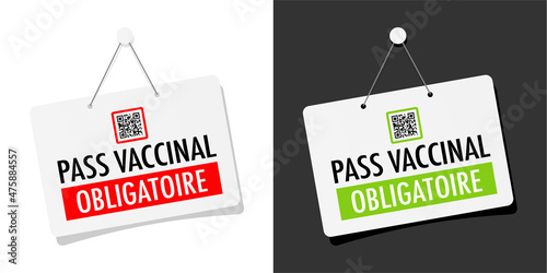 Pass vaccinal  obligatoire	