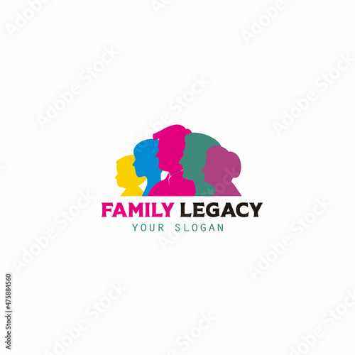 family legacy illustration logo design