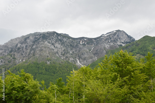 Northern Albanian mountains in Vermosh, Albania. Visit Albania