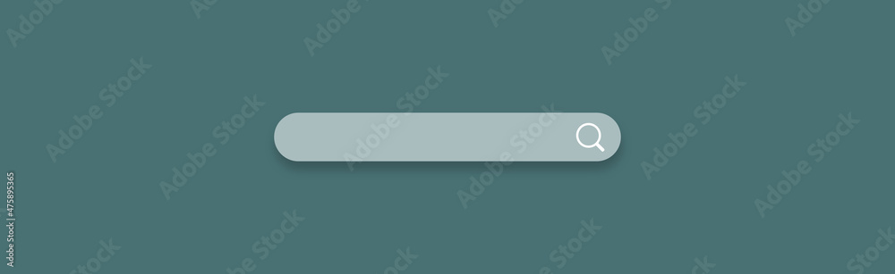 Search bar design element on a green background. Search browsing internet data network information concept Search bar design element on a green background. Search browsing internet data network information concept