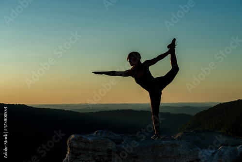 Rock Climber yoga master