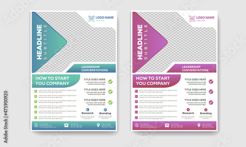 Creative design for presentations and advertising, layout of a booklet cover, catalog, flyer, business proposal, promotion flyer, Easy to use and edit