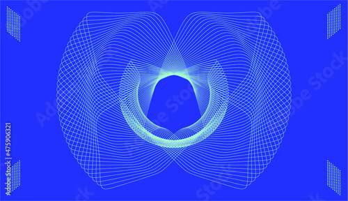 Vector Abstract Shape Geometric universal design form