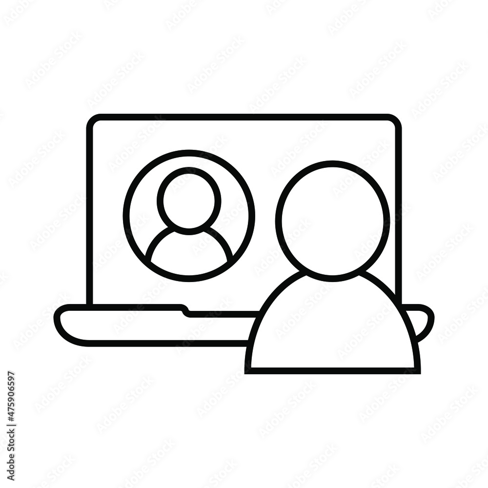 Call icon , conference icon , meeting online icon vector image. Suitable for use on web apps, mobile apps and print media. Call icon , conference icon , meeting online icon vector image. Suitable for use on web apps, mobile apps and print media.