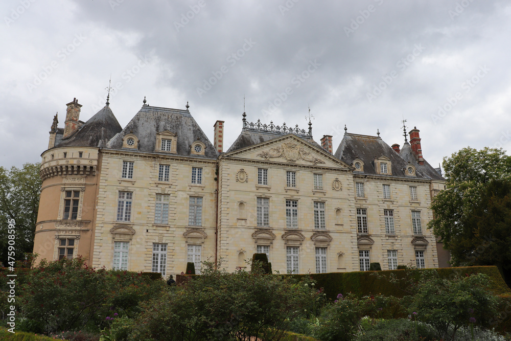 Pays de la Loire - Sarthe - Château du Lude - Façade néo-classique