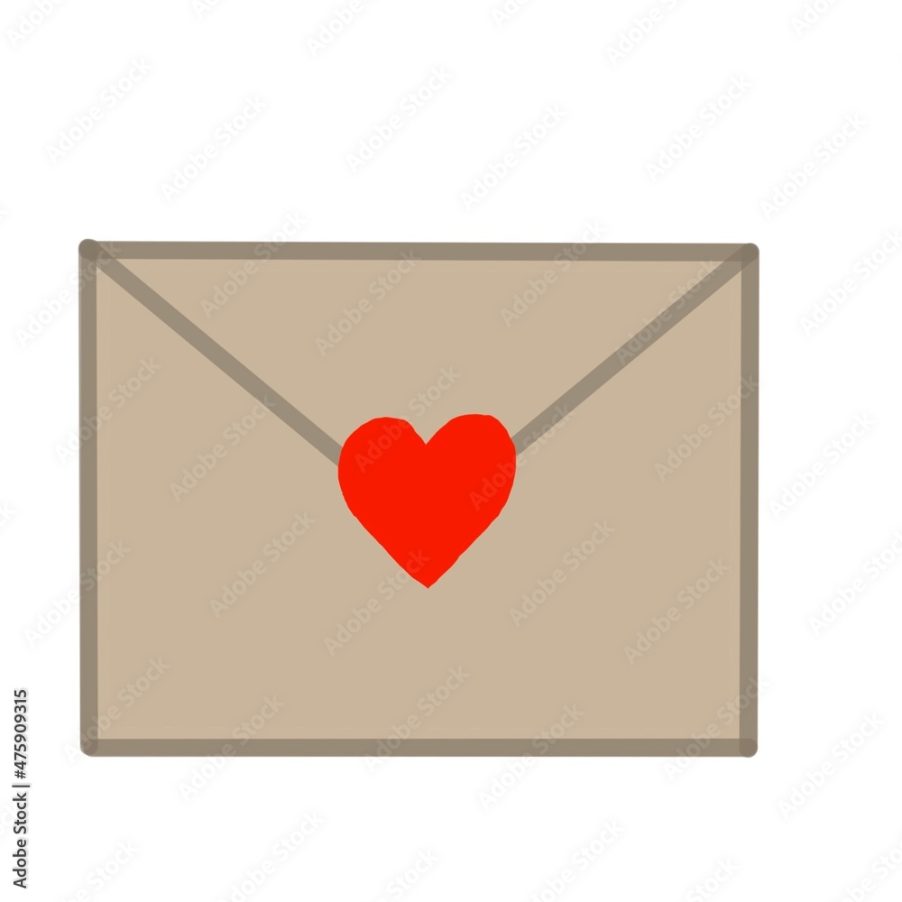 letter icon illustration. love letters valentine's day. letters with hearts. I love you letter icon illustration. love letters valentine's day. letters with hearts. I love you