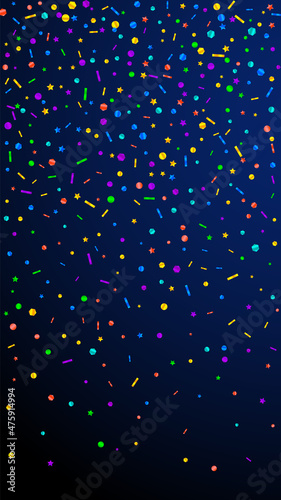 Festive dazzling confetti. Celebration stars. Fest