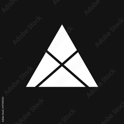 Do not bleach icon, vector illustration, flat design