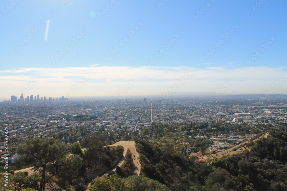 Obraz premium View from Griffith Observatory