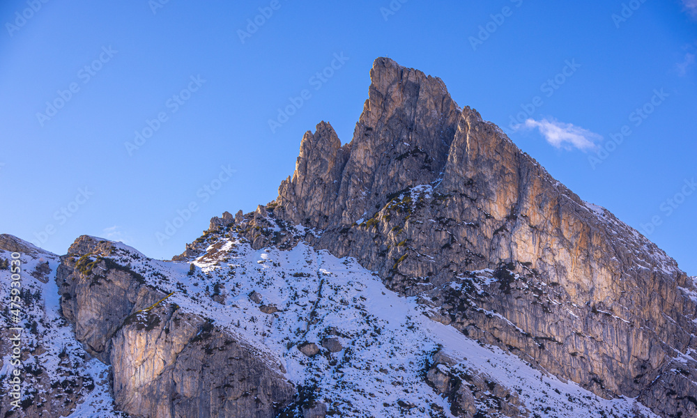 The Dolomites in the Italian Alps are a Unesco World Heritage Site - travel photography