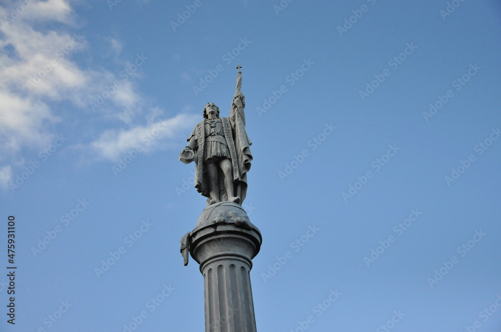 Monument of Cristopher Columbus, Plaza Colón, San Juan, Puerto Rico
