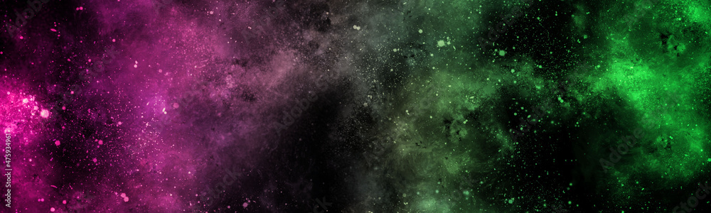 Fototapeta premium abstract space, colorful nebula, stars and sky