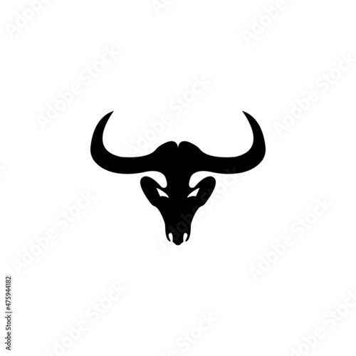 Bull horn logo and symbol template icons app © Achmad99