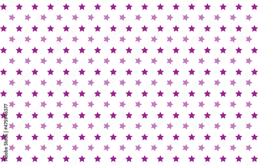 Seamless Pattern With Simple Purple Stars On White Background In A Chaotic Manner Isolated Apply For Printing Fabric Wallpaper Stock Vector Adobe - Purple And White Pattern Wallpaper