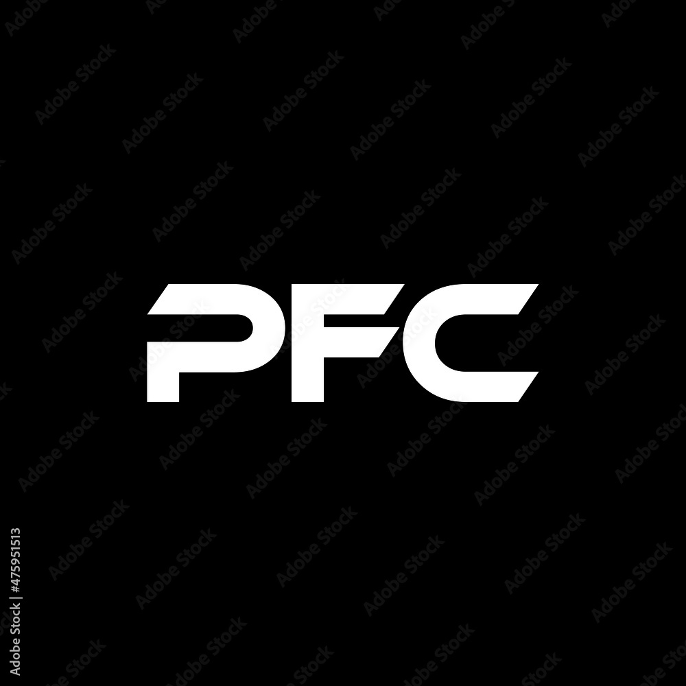 PFC letter logo design with black background in illustrator, vector logo modern alphabet font overlap style. calligraphy designs for logo, Poster, Invitation, etc. PFC letter logo design with black background in illustrator, vector logo modern alphabet font overlap style. calligraphy designs for logo, Poster, Invitation, etc.