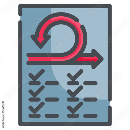 requirement line icon