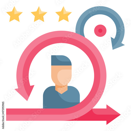 scrum flat icon