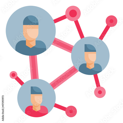 stakeholder flat icon