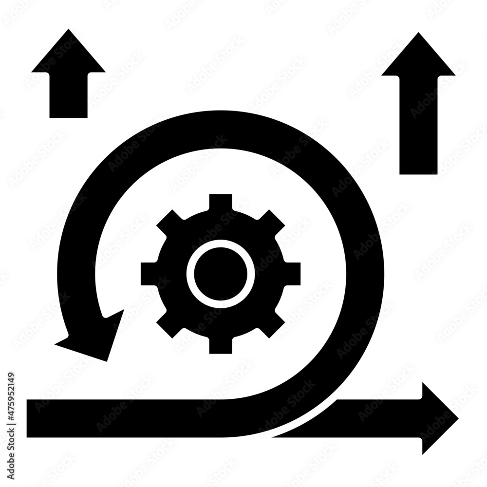 development glyph icon development glyph icon