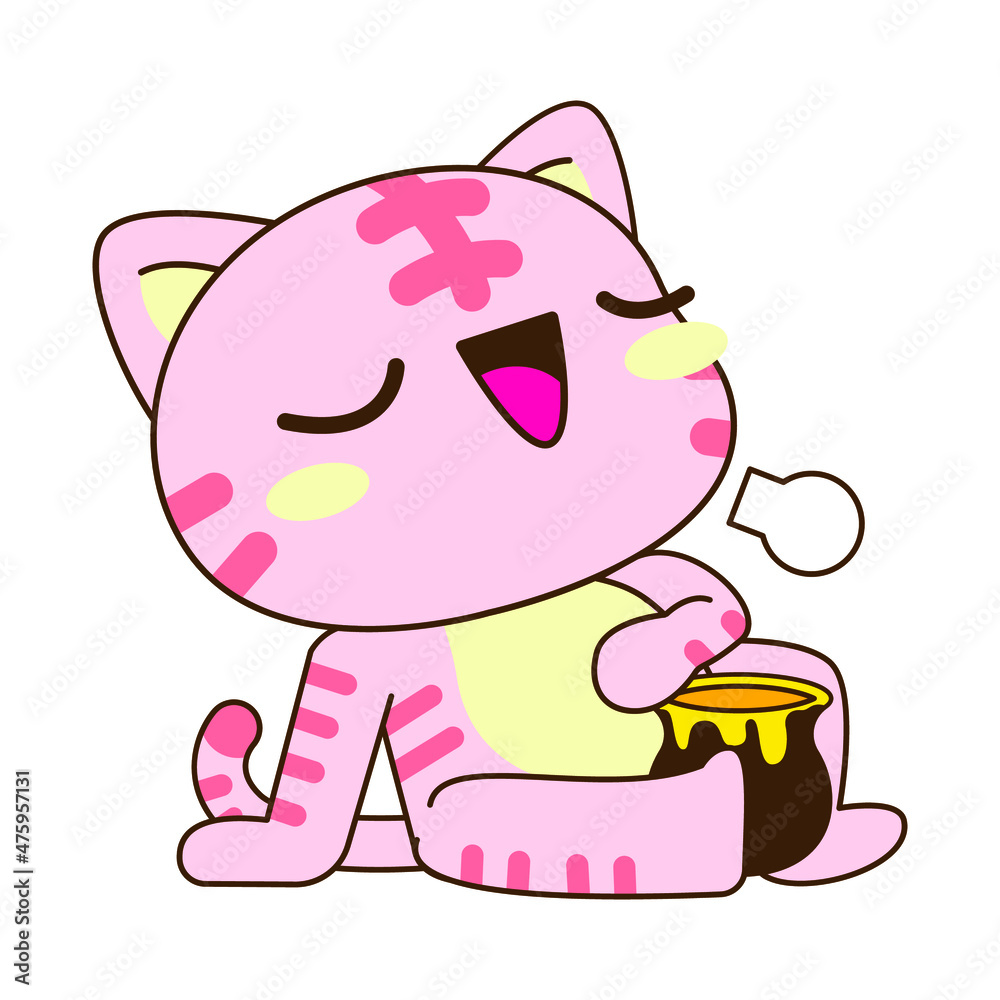 cute little cat vector set illustration cute little cat vector set illustration