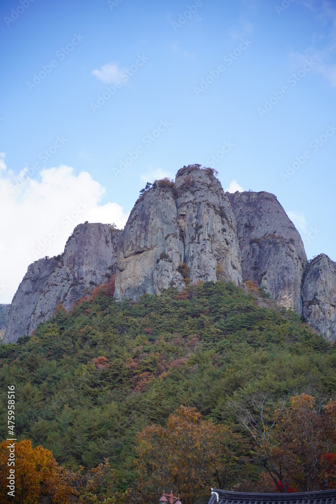 주왕산, Junwang mountain in south Korea, (Cheongsong-gun, Gyeongsangbuk-do, Republic of Korea)