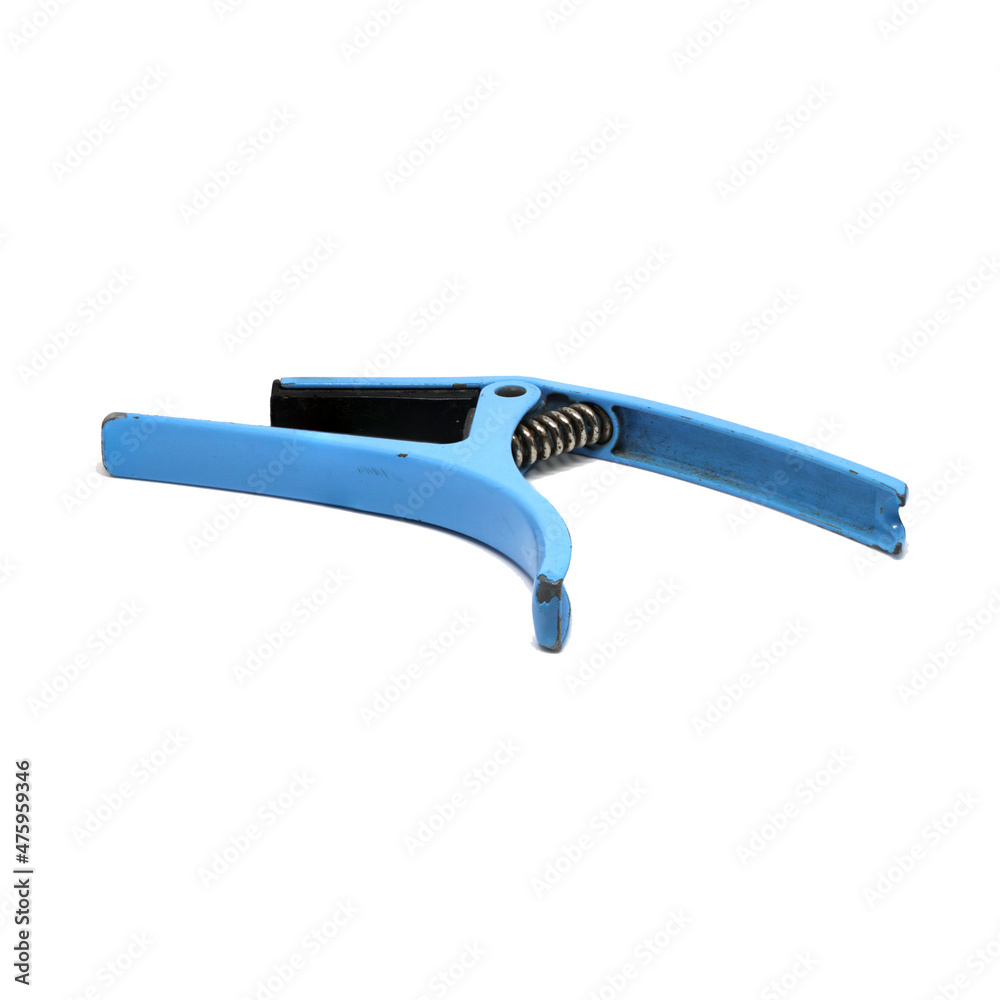 old capo isolated on white. old capo isolated on white.