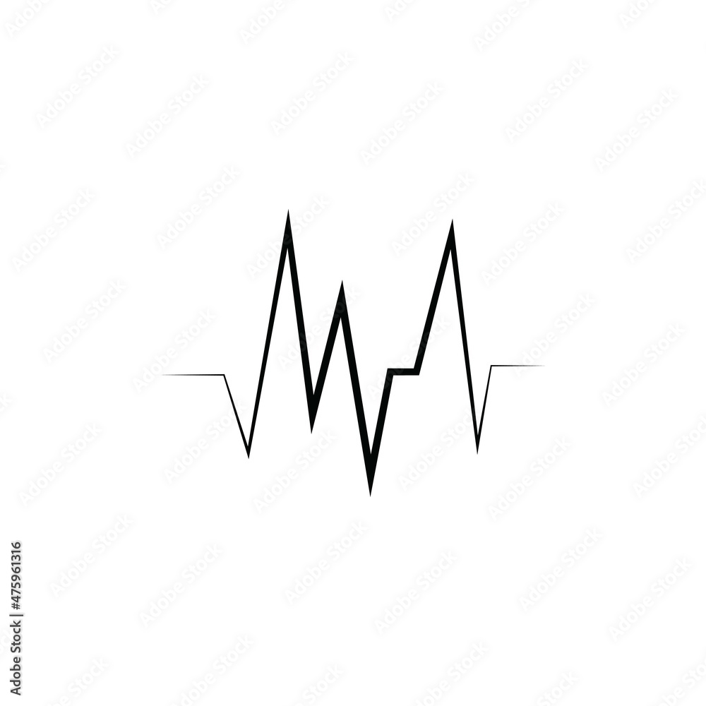 Hearbeat Pulse Icon Vector Illustration Logo Template Hearbeat Pulse Icon Vector Illustration Logo Template