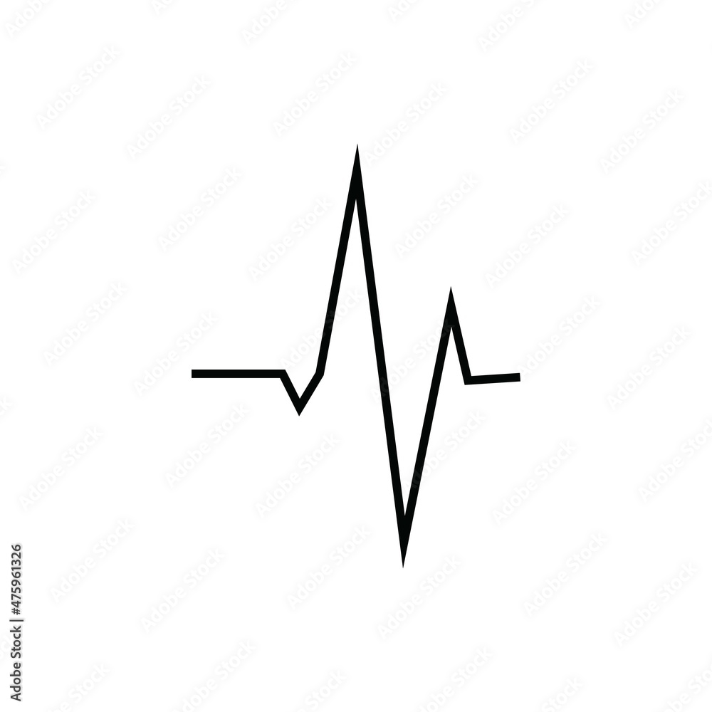 Hearbeat Pulse Icon Vector Illustration Logo Template Hearbeat Pulse Icon Vector Illustration Logo Template