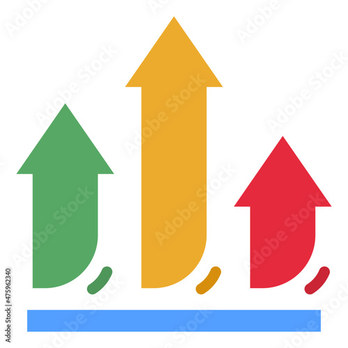 grow flat icon
