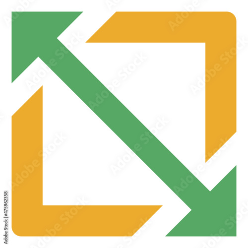 resize flat icon