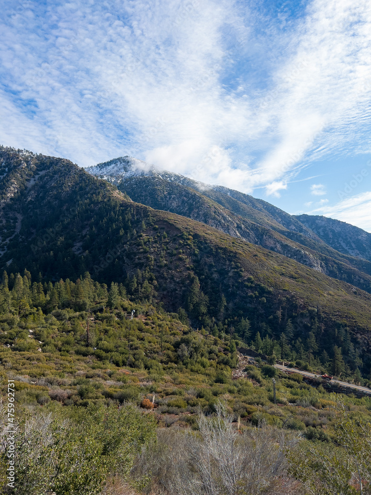 Clouds Through Snowy Peaks II