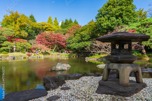 【東京都】旧古河庭園 紅葉の日本庭園