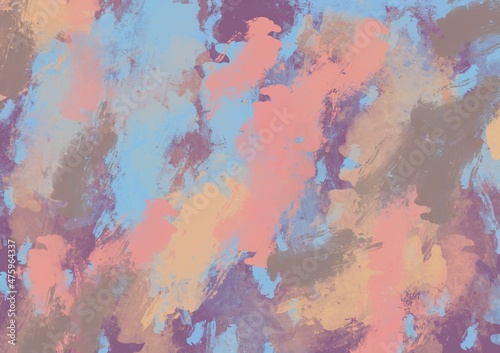 Unicorn galaxy pattern. Pastel cloud and sky with glitter. Cute bright paint like candy background theme. Concept to montage or present your product, for women, girls in princess style © Nalinee