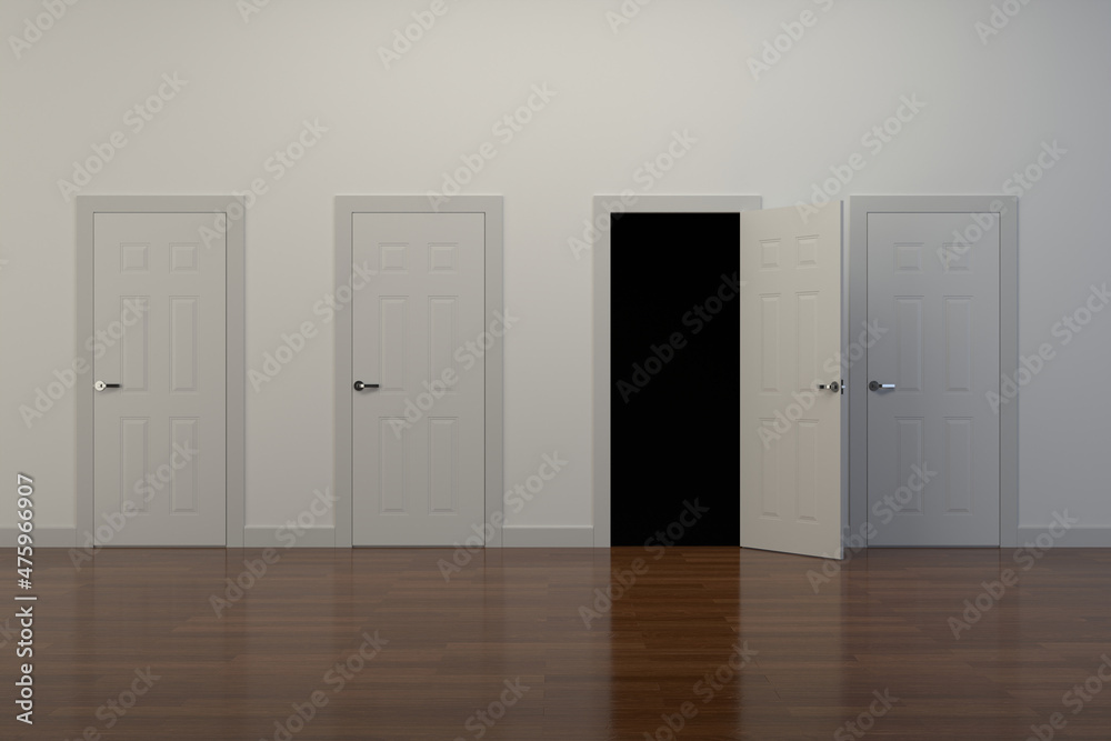 The black door with pitfall concept. 3D background design. 3D rendering. The black door with pitfall concept. 3D background design. 3D rendering.