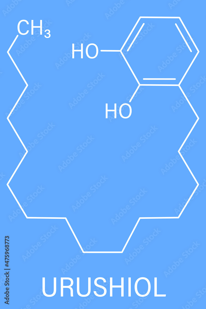 Urushiol poison ivy allergen molecule. Also present in poison oak
