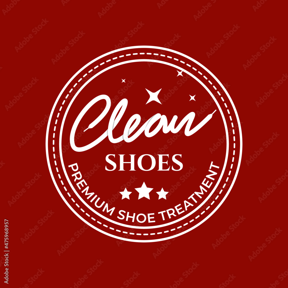 Clean Shoes Logo Template Design