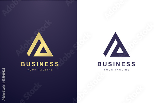 Initial Letter A Logo For Business or Media Company.