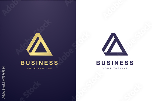 Initial Letter A Logo For Business or Media Company.