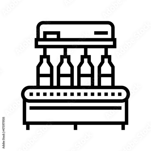 spill olive oil line icon vector. spill olive oil sign. isolated contour symbol black illustration