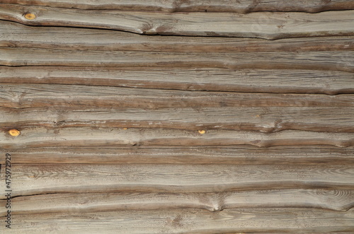 old wood texture. Wooden fence. brown planks placed horizontally. background. 