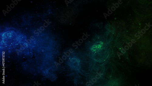 abstract space  colorful nebula  stars and sky