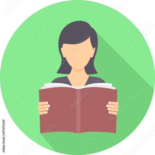 Girl Read Book