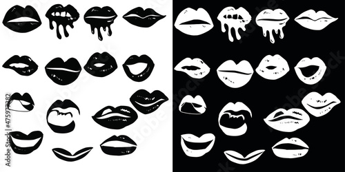 Sexy Lips Vector illustration design. you can applicated on tshirt