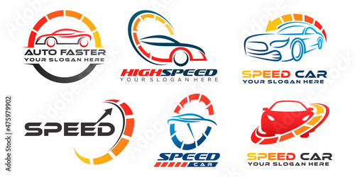 Car Logo design icon set . Automotive Logo Vector Template