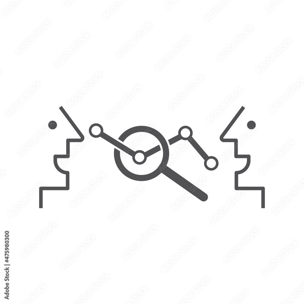 Voice recognition concept. Vector Voice recognition concept. Vector